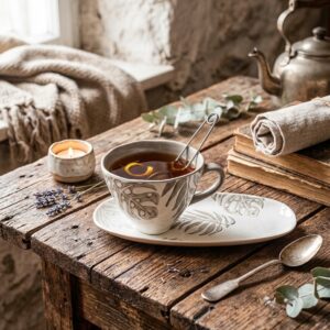 Set de taza y plato Selva