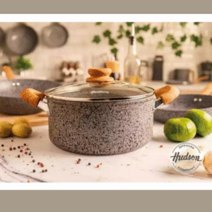 Set de wok y cacerola granito Hudson de 28 cm.