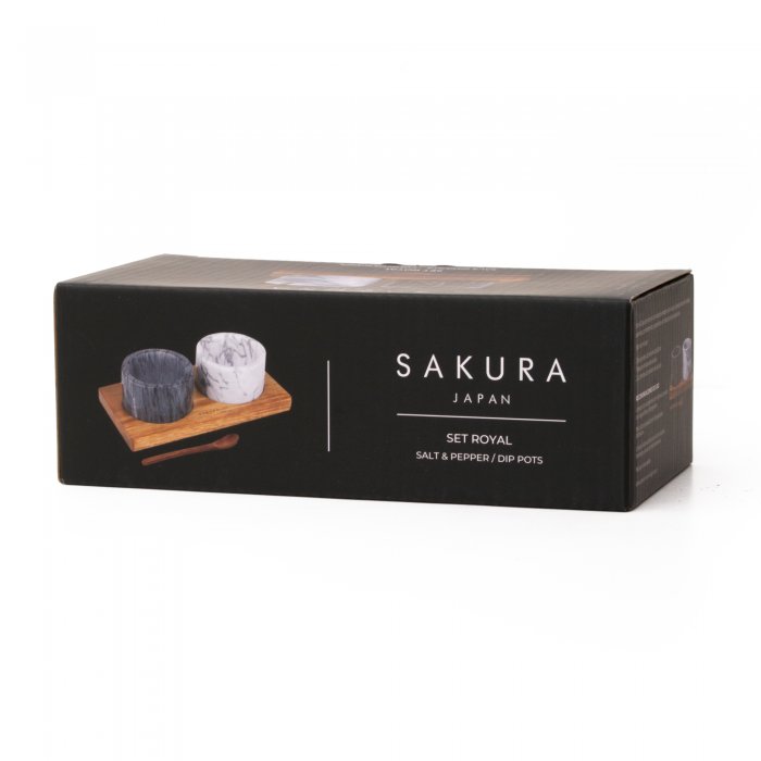 Set Salt & Peper o aderezos Sakura - Imagen 3