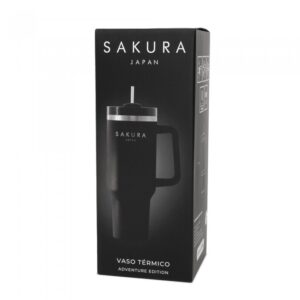 Vaso  Térmico Sakura  Adventure Negro 1.18 L